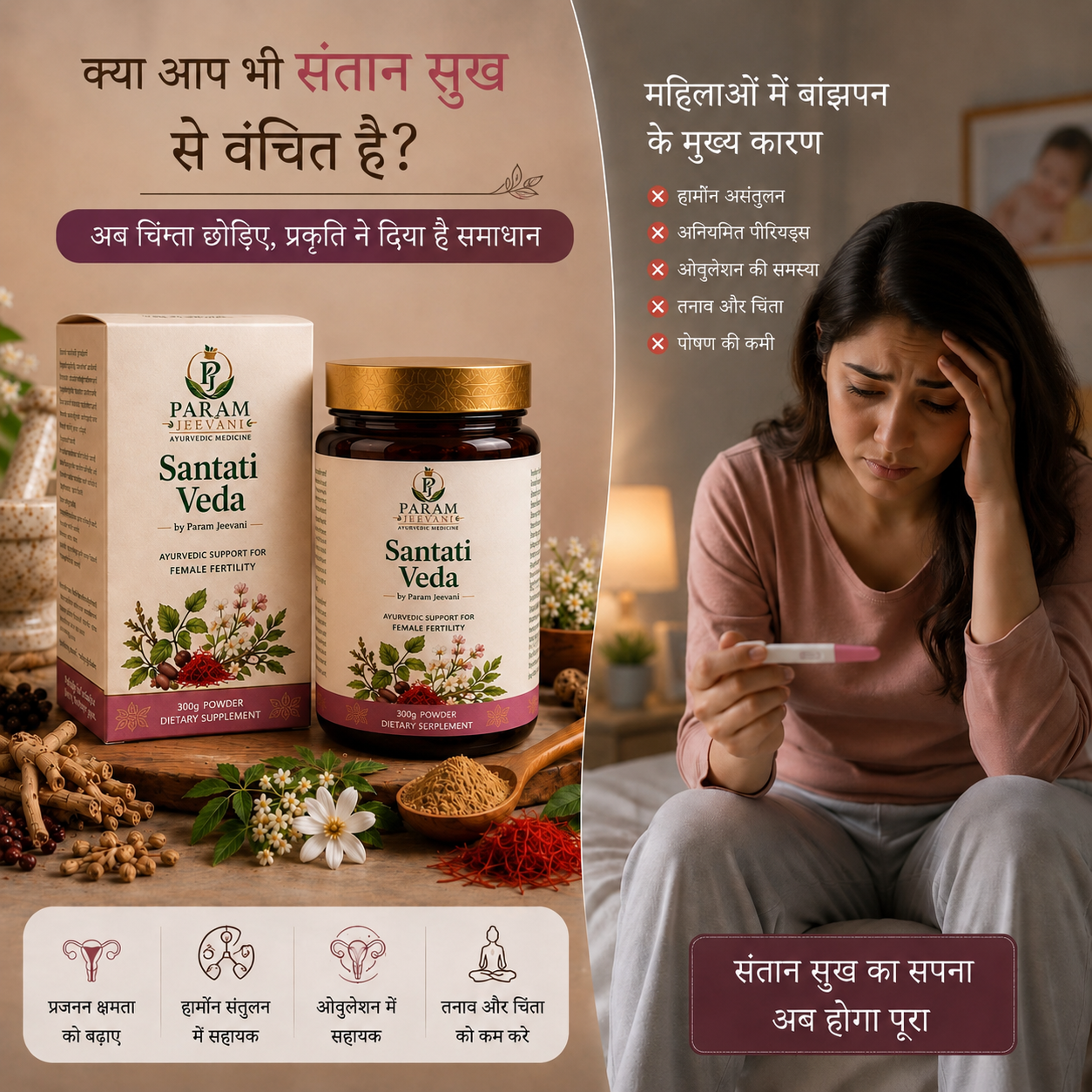 Santati Veda by Param Jeevani (Powder & Capsules)