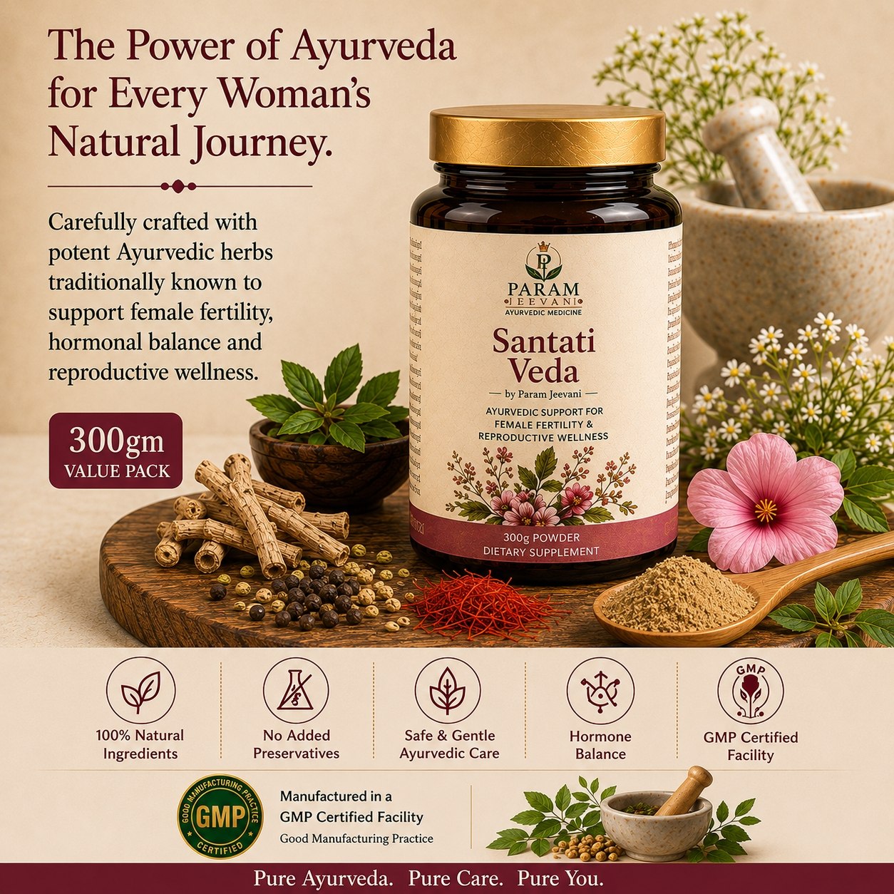 Santati Veda by Param Jeevani (Powder & Capsules)