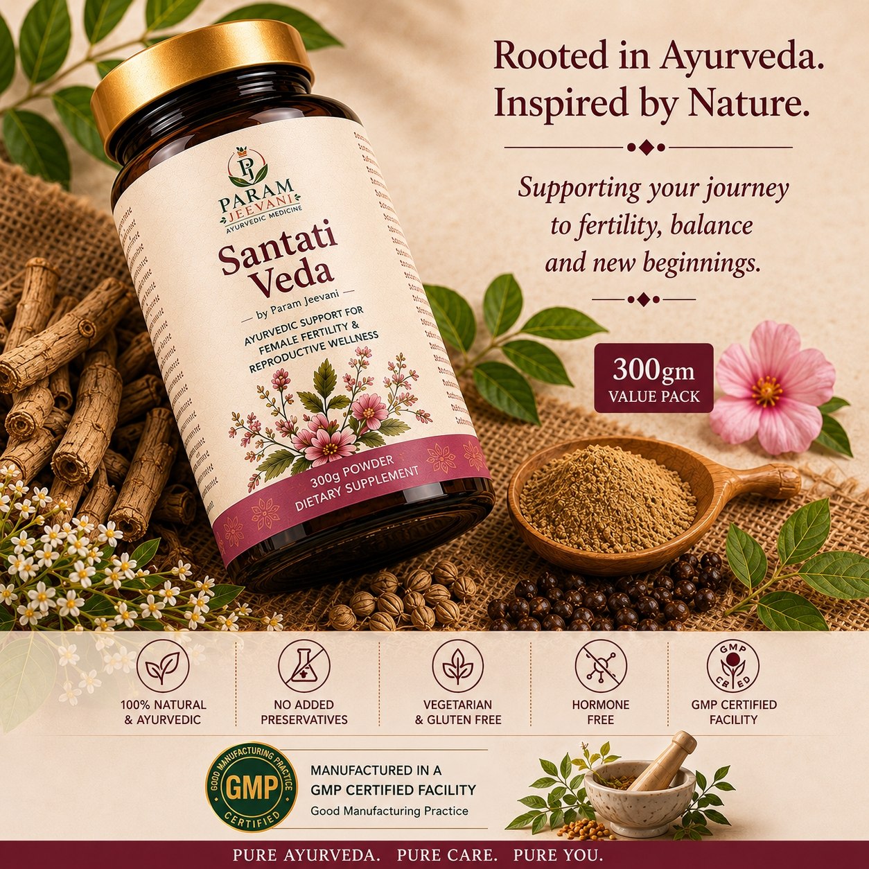 Santati Veda by Param Jeevani (Powder & Capsules)