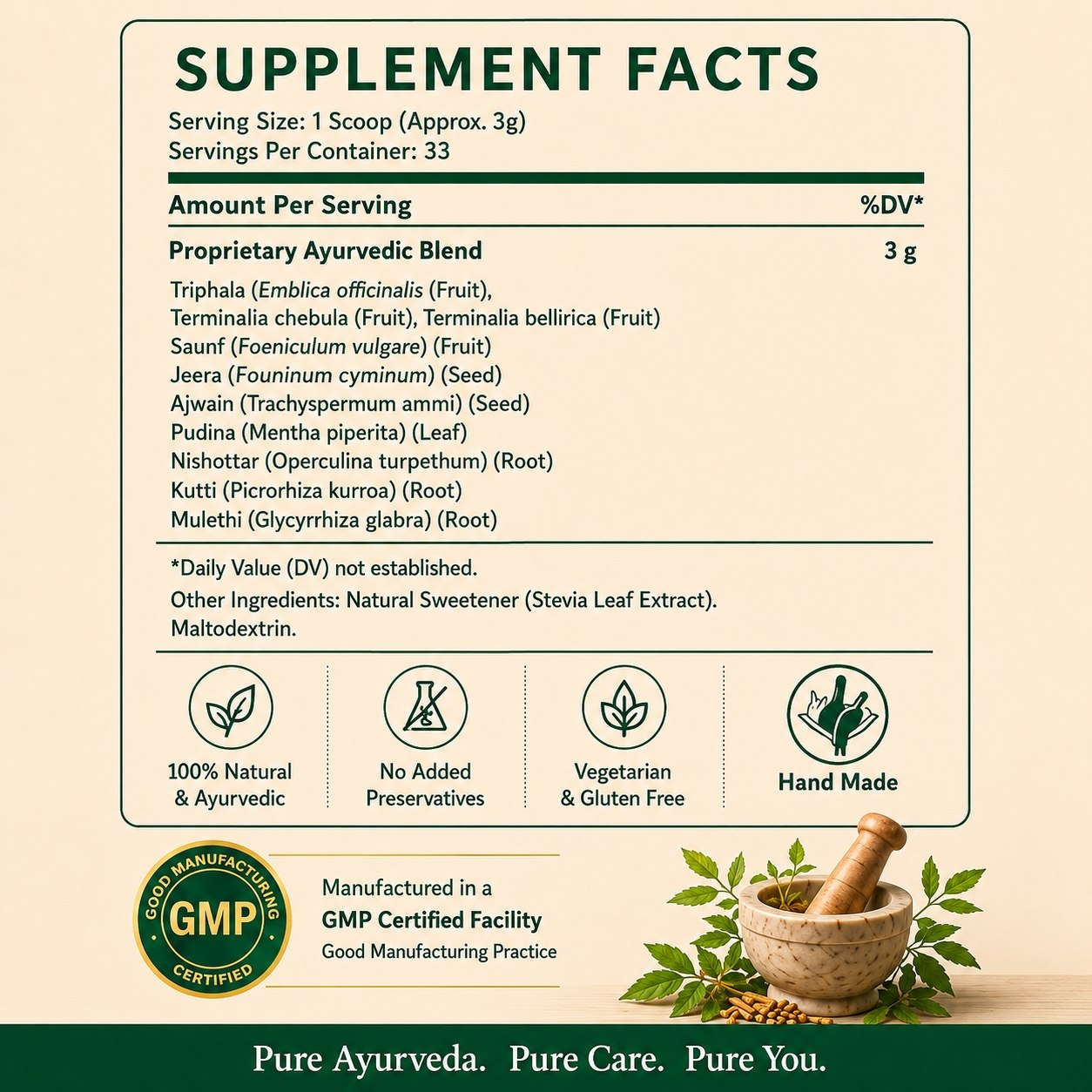 Udar Shakti by Param Jeevani (Powder & Capsule)