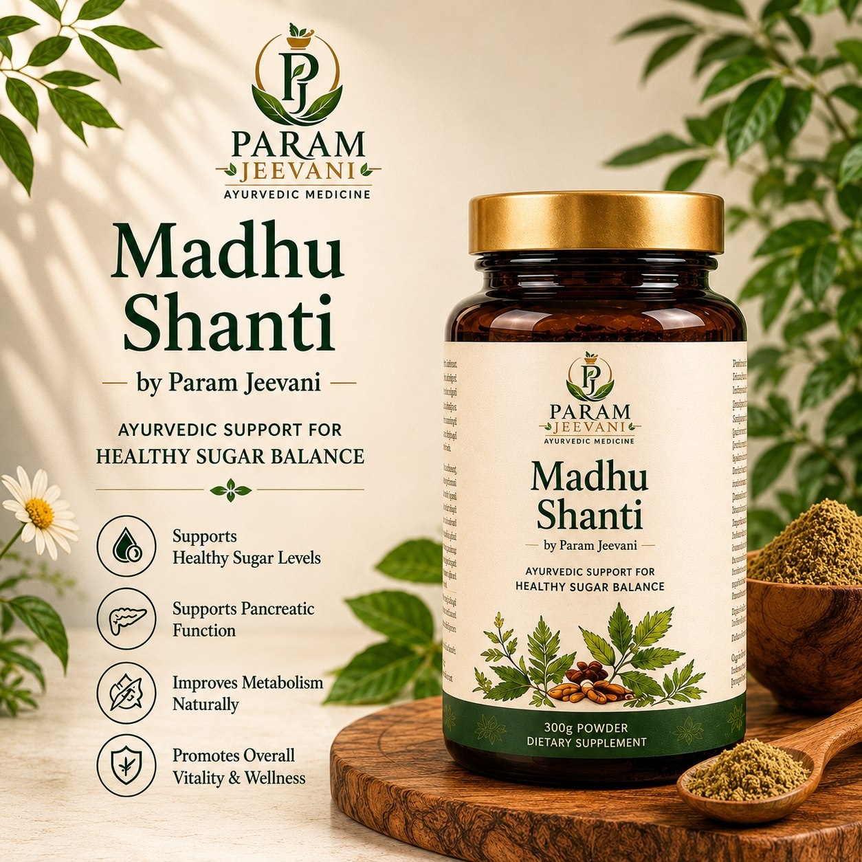 Madhu Shanti by Param Jeevani (Powder & Capsules)