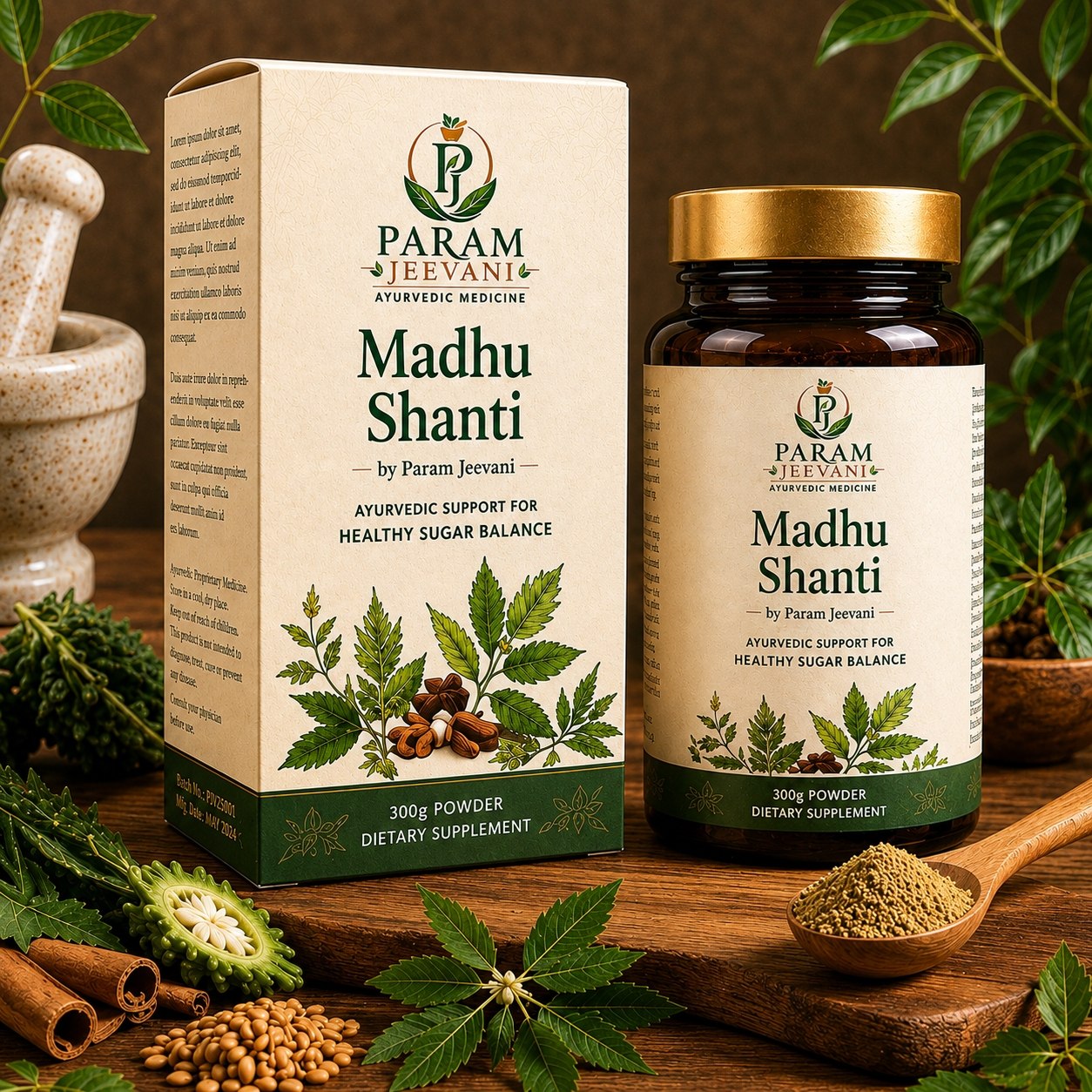 Madhu Shanti by Param Jeevani (Powder & Capsules)