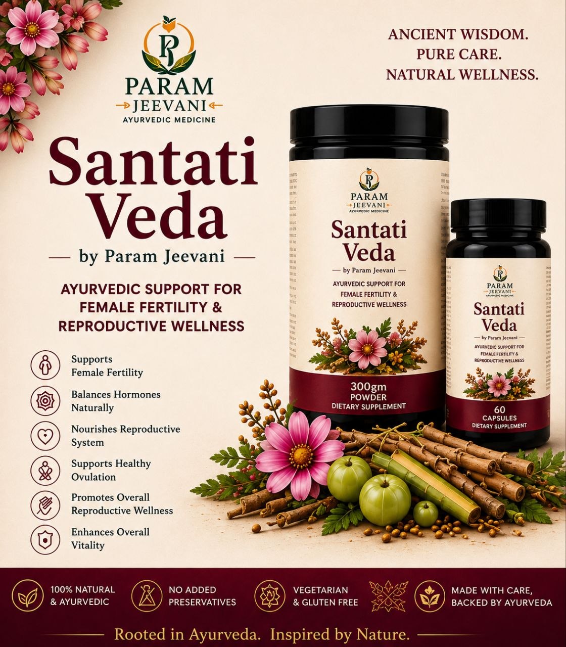 Santati Veda by Param Jeevani (Powder & Capsules)